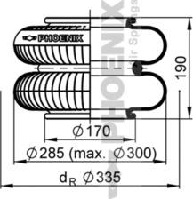 Phoenix 2 B 20 R - Soffietto, Sospensione pneumatica autozon.pro