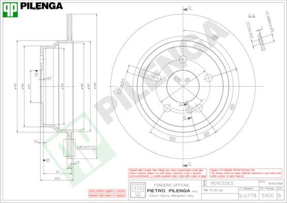 Pilenga 5900 - Discofreno autozon.pro