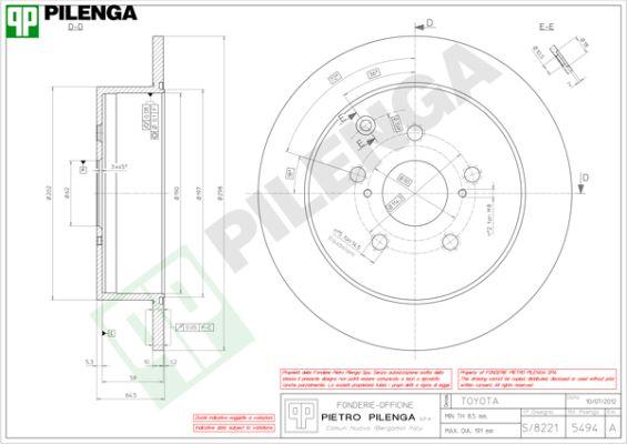 Pilenga 5494 - Discofreno autozon.pro