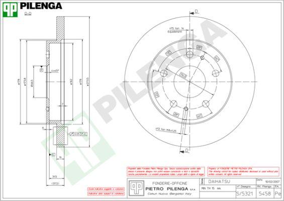 Pilenga 5458 - Discofreno autozon.pro