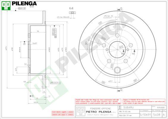 Pilenga 5408 - Discofreno autozon.pro