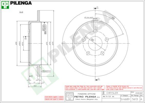 Pilenga 5613 - Discofreno autozon.pro