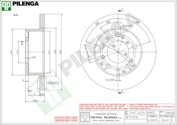 Pilenga 5040 - Discofreno autozon.pro