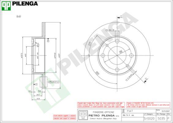 Pilenga 5035 - Discofreno autozon.pro