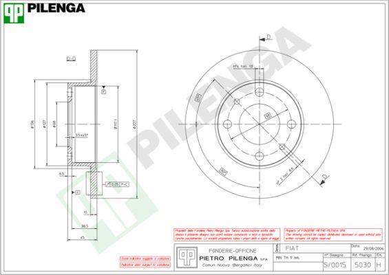 Pilenga 5030 - Discofreno autozon.pro