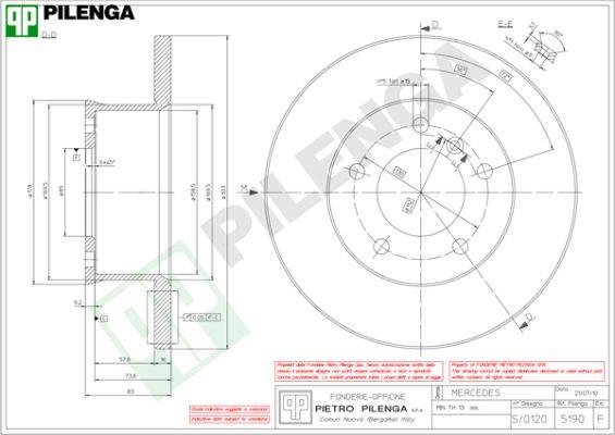 Pilenga 5190 - Discofreno autozon.pro