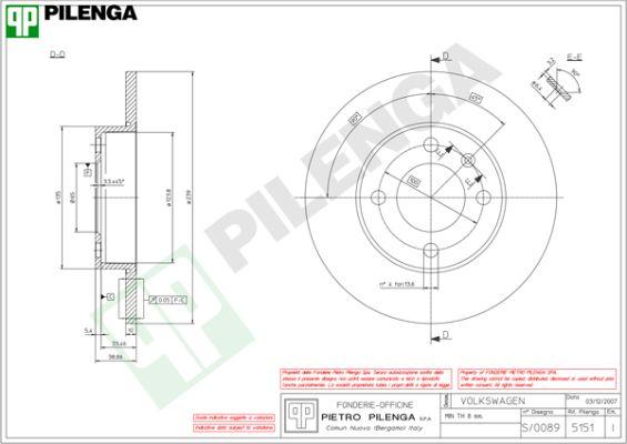 Pilenga 5151 - Discofreno autozon.pro