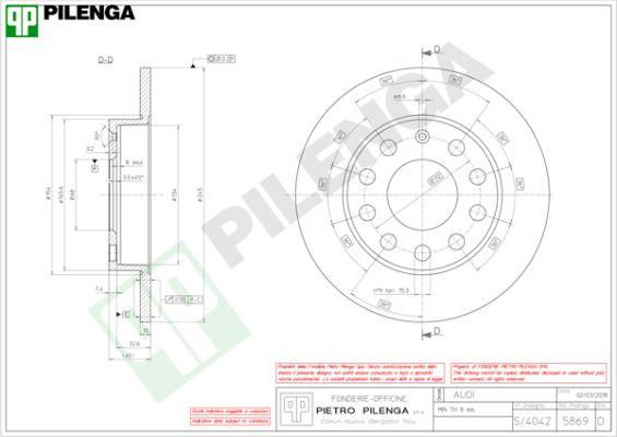 Pilenga 5869 - Discofreno autozon.pro