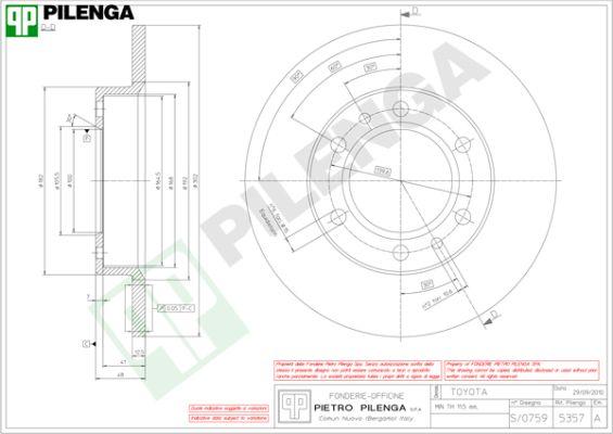 Pilenga 5357 - Discofreno autozon.pro