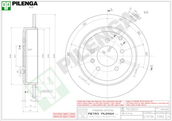 Pilenga 5382 - Discofreno autozon.pro