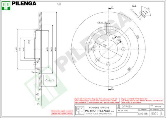 Pilenga 5370 - Discofreno autozon.pro