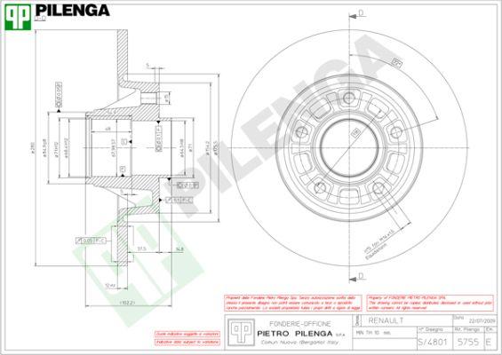 Pilenga 5755 - Discofreno autozon.pro