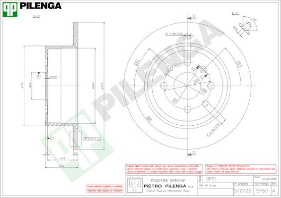 Pilenga 5760 - Discofreno autozon.pro