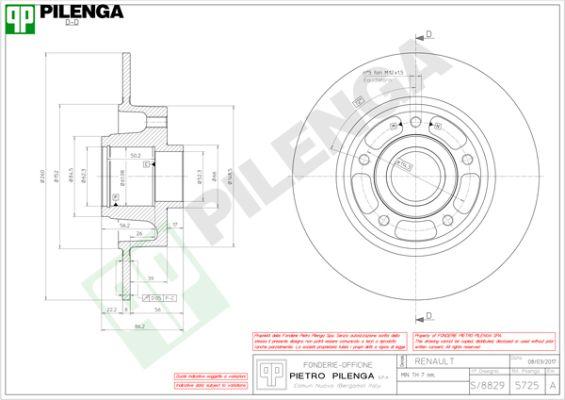 Pilenga 5725 - Discofreno autozon.pro