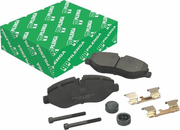 Pilenga FDP7645T - Kit pastiglie freno, Freno a disco autozon.pro