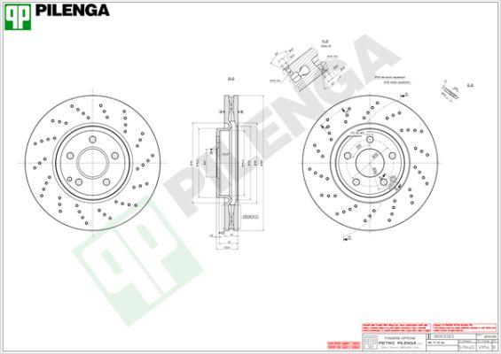 Pilenga V954 - Discofreno autozon.pro