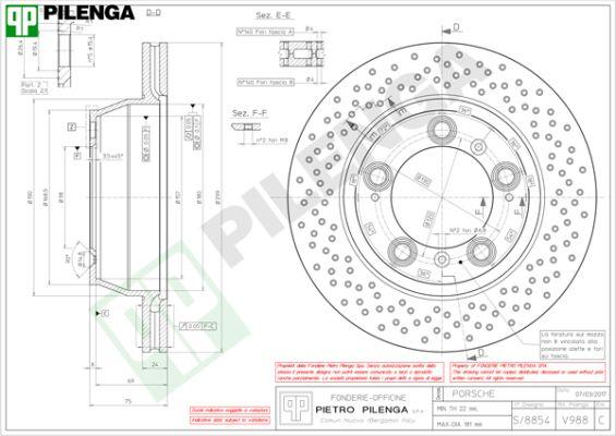 Pilenga V988 - Discofreno autozon.pro