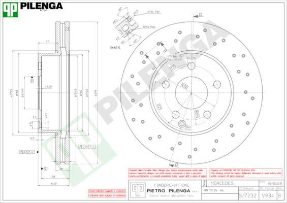 Pilenga V934 - Discofreno autozon.pro