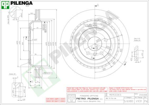 Pilenga V931 - Discofreno autozon.pro