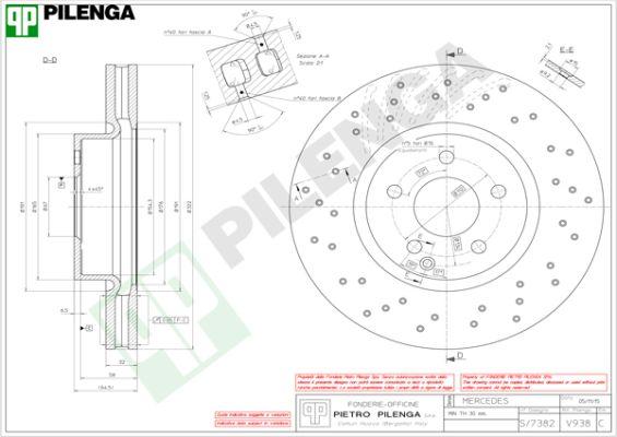 Pilenga V938 - Discofreno autozon.pro