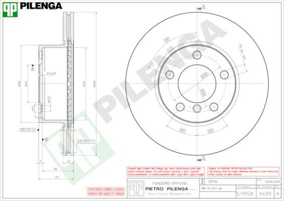 Pilenga V499 - Discofreno autozon.pro