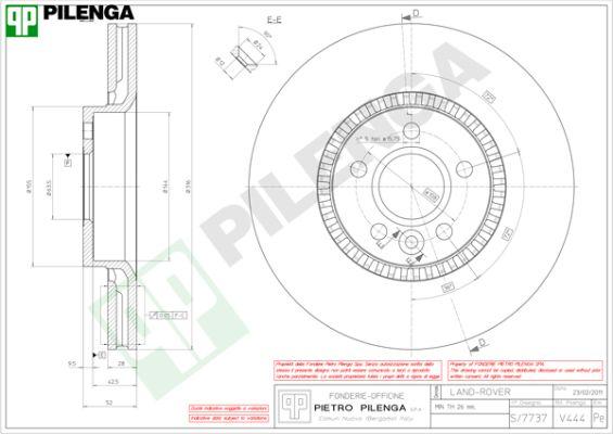 Pilenga V444 - Discofreno autozon.pro