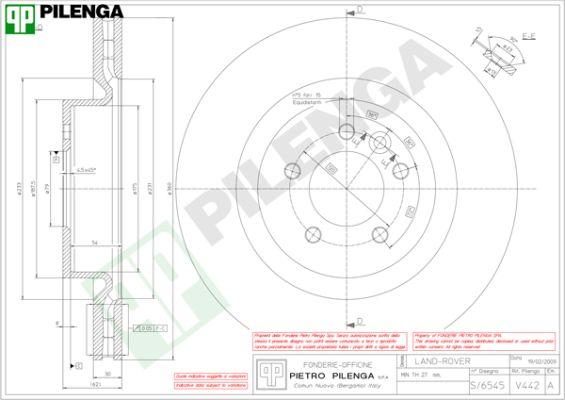 Pilenga V442 - Discofreno autozon.pro