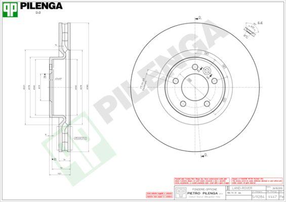 Pilenga V447 - Discofreno autozon.pro