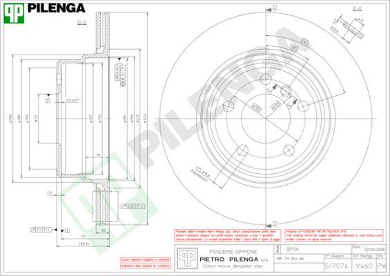 Pilenga V460 - Discofreno autozon.pro