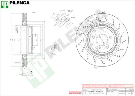 Pilenga V594 - Discofreno autozon.pro