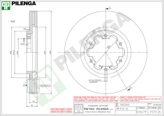 Pilenga V573 - Discofreno autozon.pro