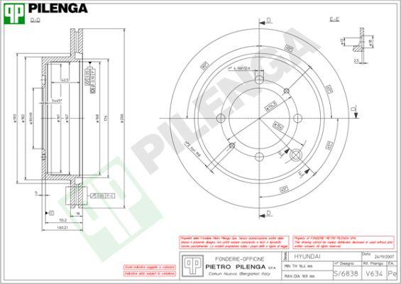 Pilenga V634 - Discofreno autozon.pro