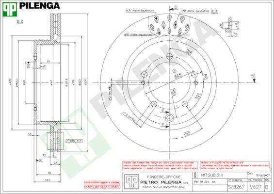 Pilenga V627 - Discofreno autozon.pro