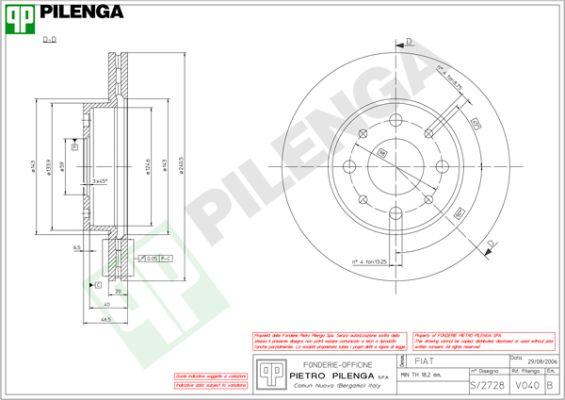 Pilenga V040 - Discofreno autozon.pro