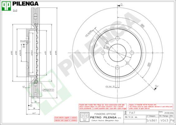 Pilenga V043 - Discofreno autozon.pro