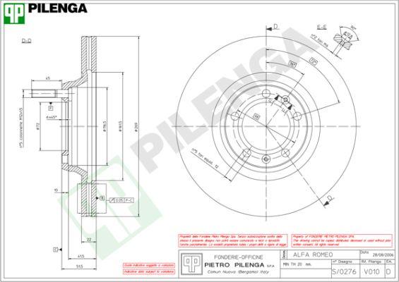 Pilenga V010 - Discofreno autozon.pro