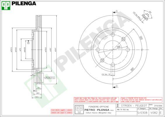 Pilenga V082 - Discofreno autozon.pro