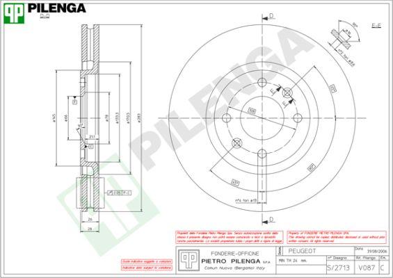 Pilenga V087 - Discofreno autozon.pro