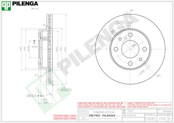 Pilenga V032 - Discofreno autozon.pro