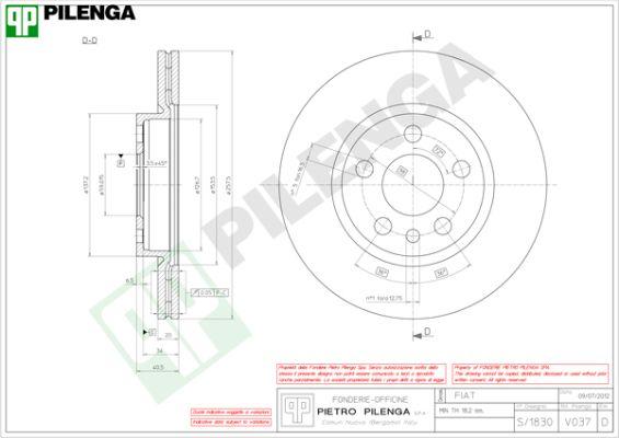 Pilenga V037 - Discofreno autozon.pro