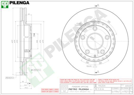 Pilenga V1921 - Discofreno autozon.pro