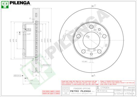 Pilenga V1556 - Discofreno autozon.pro