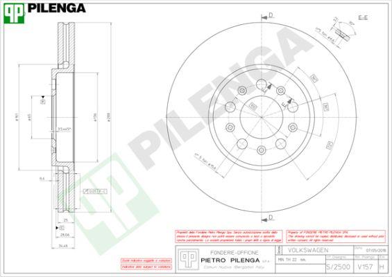 Pilenga V157 - Discofreno autozon.pro