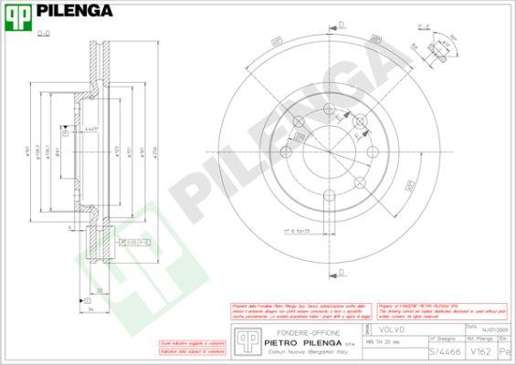 Pilenga V162 - Discofreno autozon.pro