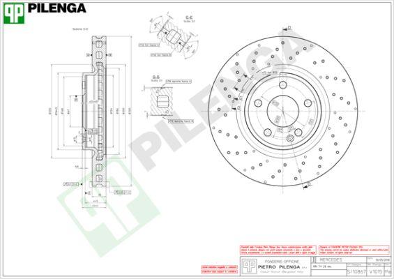 Pilenga V1015 - Discofreno autozon.pro