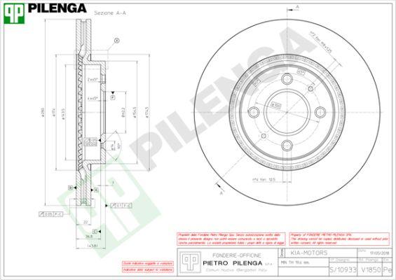 Pilenga V1850 - Discofreno autozon.pro