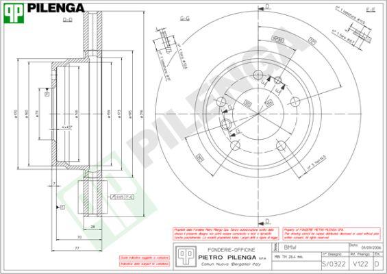 Pilenga V122 - Discofreno autozon.pro