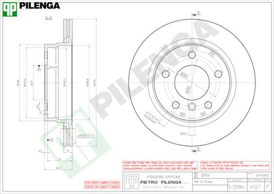 Pilenga V127 - Discofreno autozon.pro