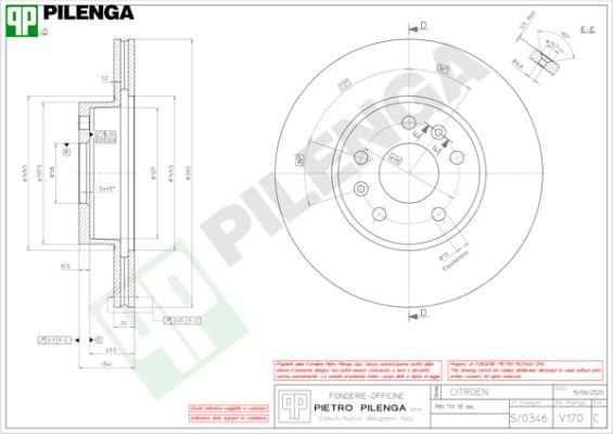 Pilenga V170 - Discofreno autozon.pro