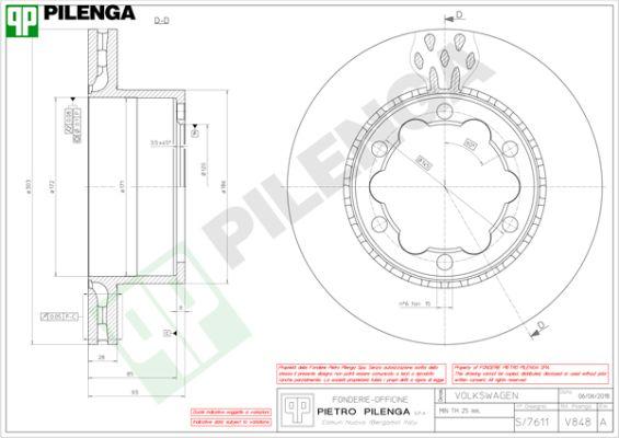 Pilenga V848 - Discofreno autozon.pro